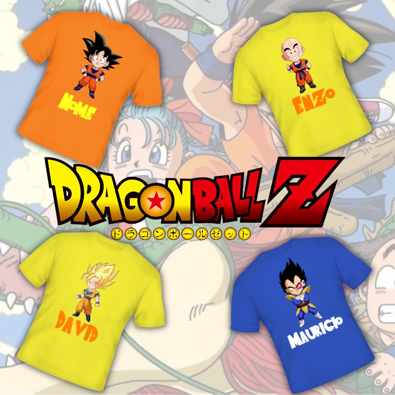 De Dragon Ball: Goku, Vegeta, Majin Boo, Freeza e os personagens