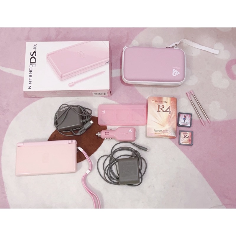 Nintendo 3DS Lite Rosa Completo Shopee Brasil