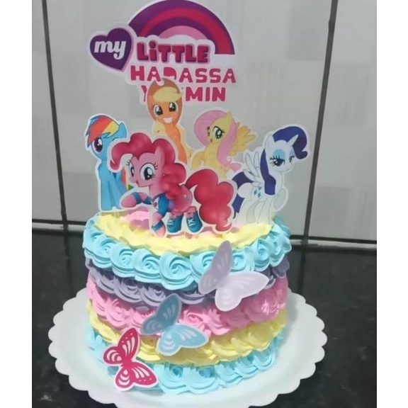 Topper de Bolo Personalizado My Little Pony