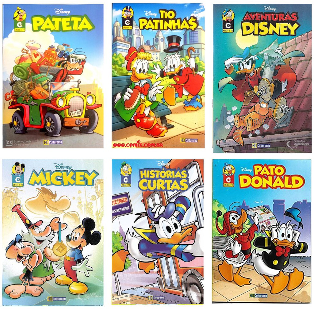 Hq Disney English Comics Gibi em Inglês Tio Patinhas Vol. 10 - Revista HQ -  Magazine Luiza