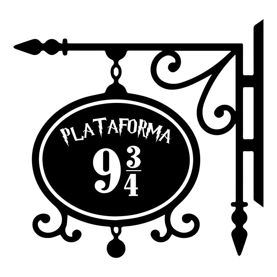 Plataforma 9 3/4 Harry Potter (30x30) | Shopee Brasil