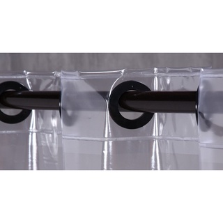 Cortina Para Box Banheiro 100% Pvc Antimofo Envio Imediato