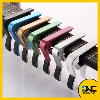 Capotraste Profissional para Violão | Guitarra | Viola | Cavaco | Ukulele - Braçadeira em Metal para Instrumentos Musicais