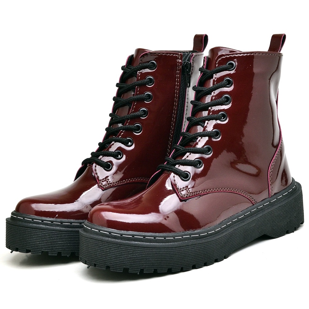 Coturno hot sale feminino bordo