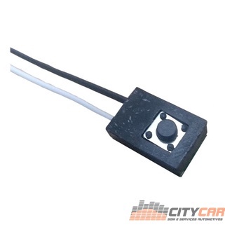 Botao Para Segredo Emborrachado Universal Start Para Instalacao De Anti Furto Automotivo - Chave Master - Push Botton Reposicao E Manutencao
