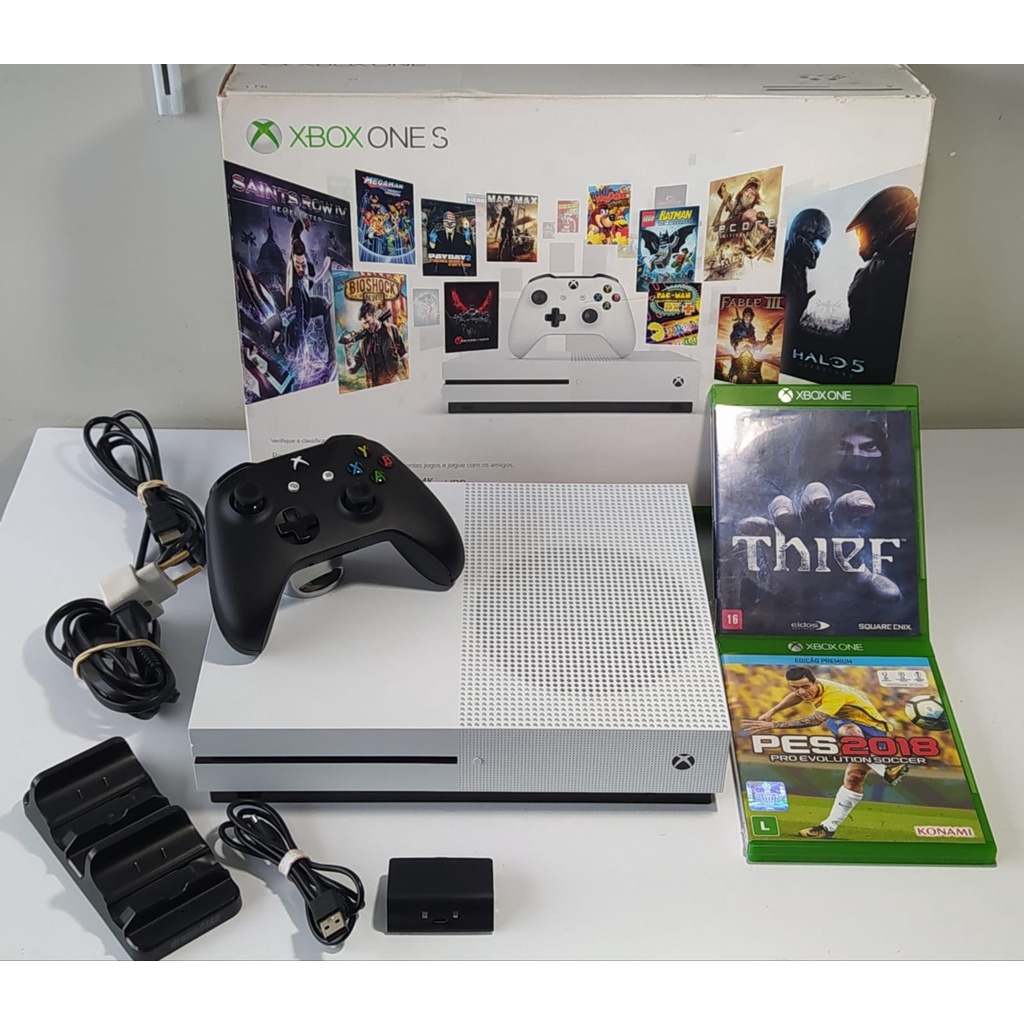 Xbox One 500gb ( Vitrine ) + 5 Jogos em Promoção na Americanas