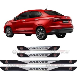 Soleira Porta Fiat Chronos 4 Peças Resinado