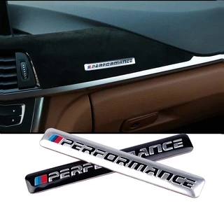 Novo Desempenho Autocolante Com O Logotipo Do Motorsport Metal Carro Emblema De Alumínio Para BMW E34 E36 E39 E53 E60 E90 F10 F30 M3 M5 M6