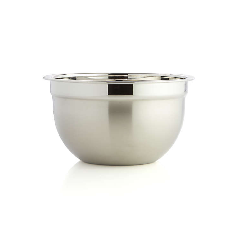 Tigela Mixing Bowl em Aço Inoxidável Profissional Fundo Mult
