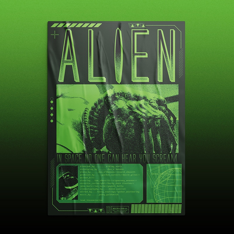 Adesivo Aliens Alien 8º passageiro 10x10