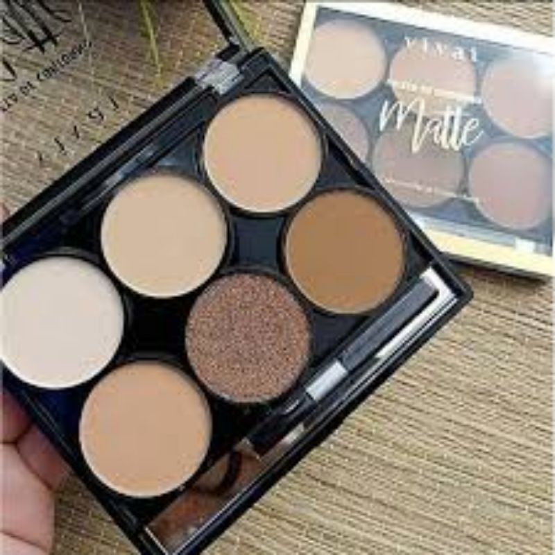 Paleta De Contorno Matte Nude Perfeito Vivai Shopee Brasil