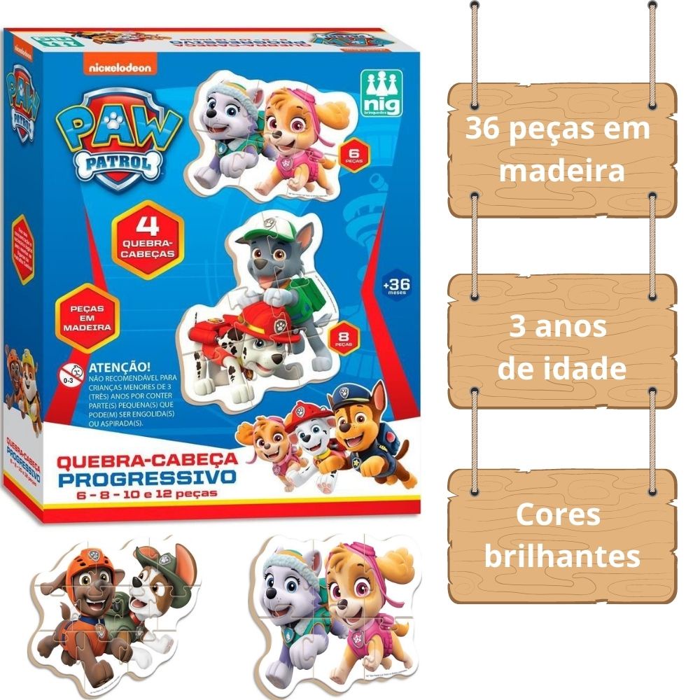 Brinquedo Pedagógico Madeira Quebra Cabeça Infantil Animais E Veículos  Premium
