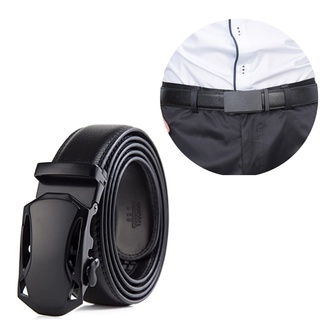 Kit 3 Peças Sortido Cinto Masculino Social Preto Catraca Adulto Couro Sintético Casamento CIN-MAS