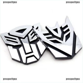 [prosperityus] 3D Logotipo Protetor Autobot Transformadores Emblema Gráficos Decalque Adesivo Para Carros