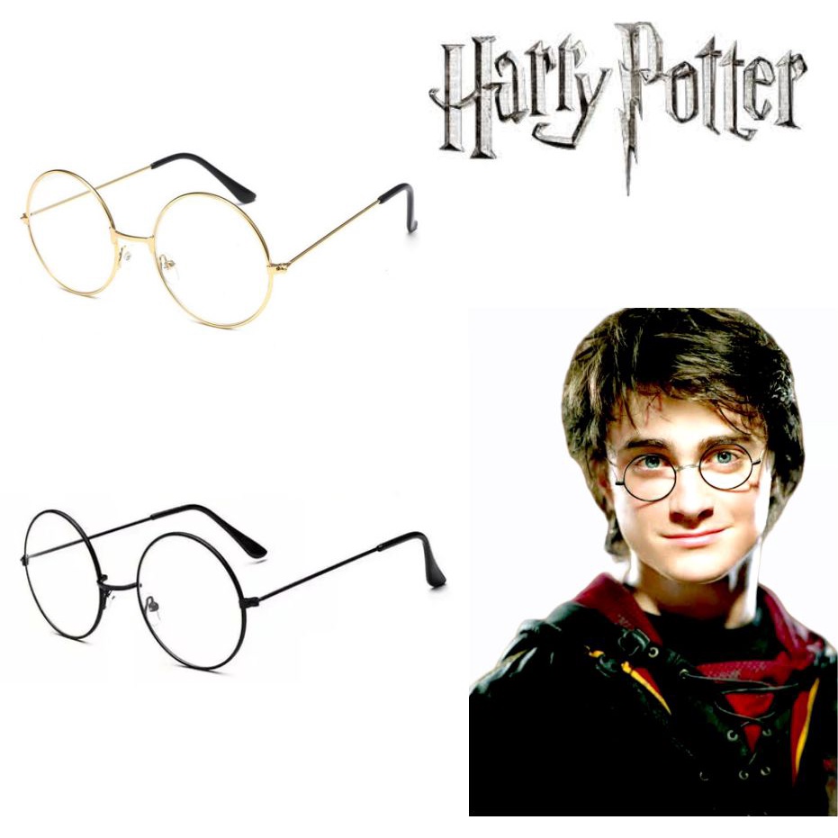 Óculos Armação Redonda Modelo Harry Potter Lente Sem Grau