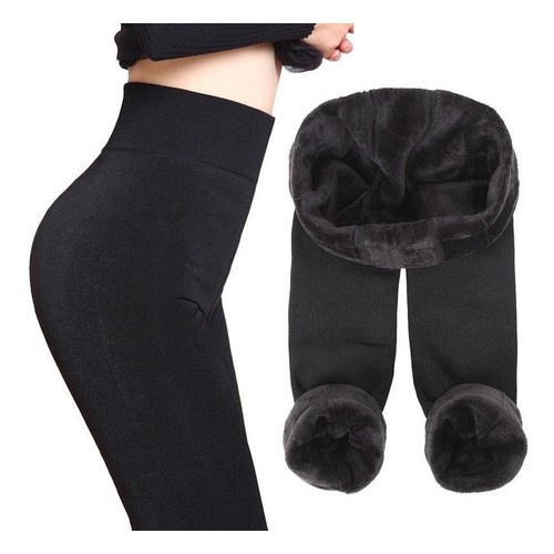 Meia calça Com pé segunda pele Flanelada Térmica FIO 80 Grossa para o Inverno e Frio- Tamanho único Quentinha