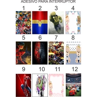 Adesivo Interruptor ( TOMADA ) *ATENÇÃO AS MEDIDAS*