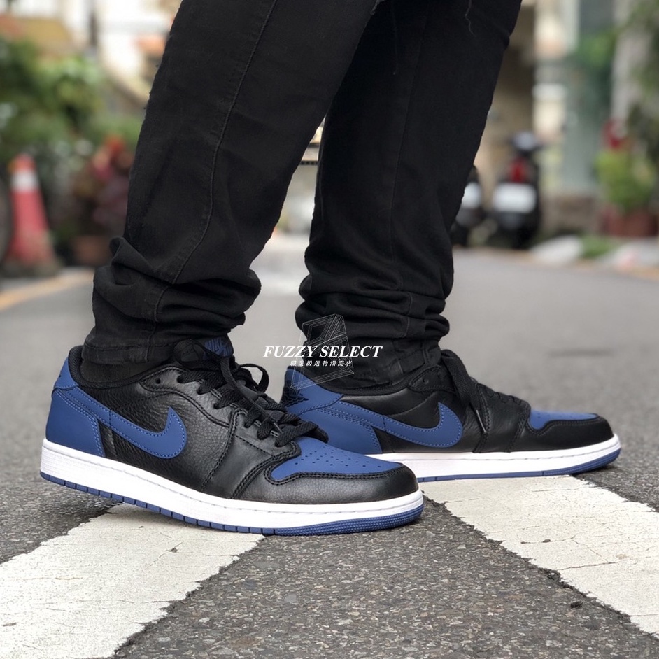 Jordan azul best sale e preto