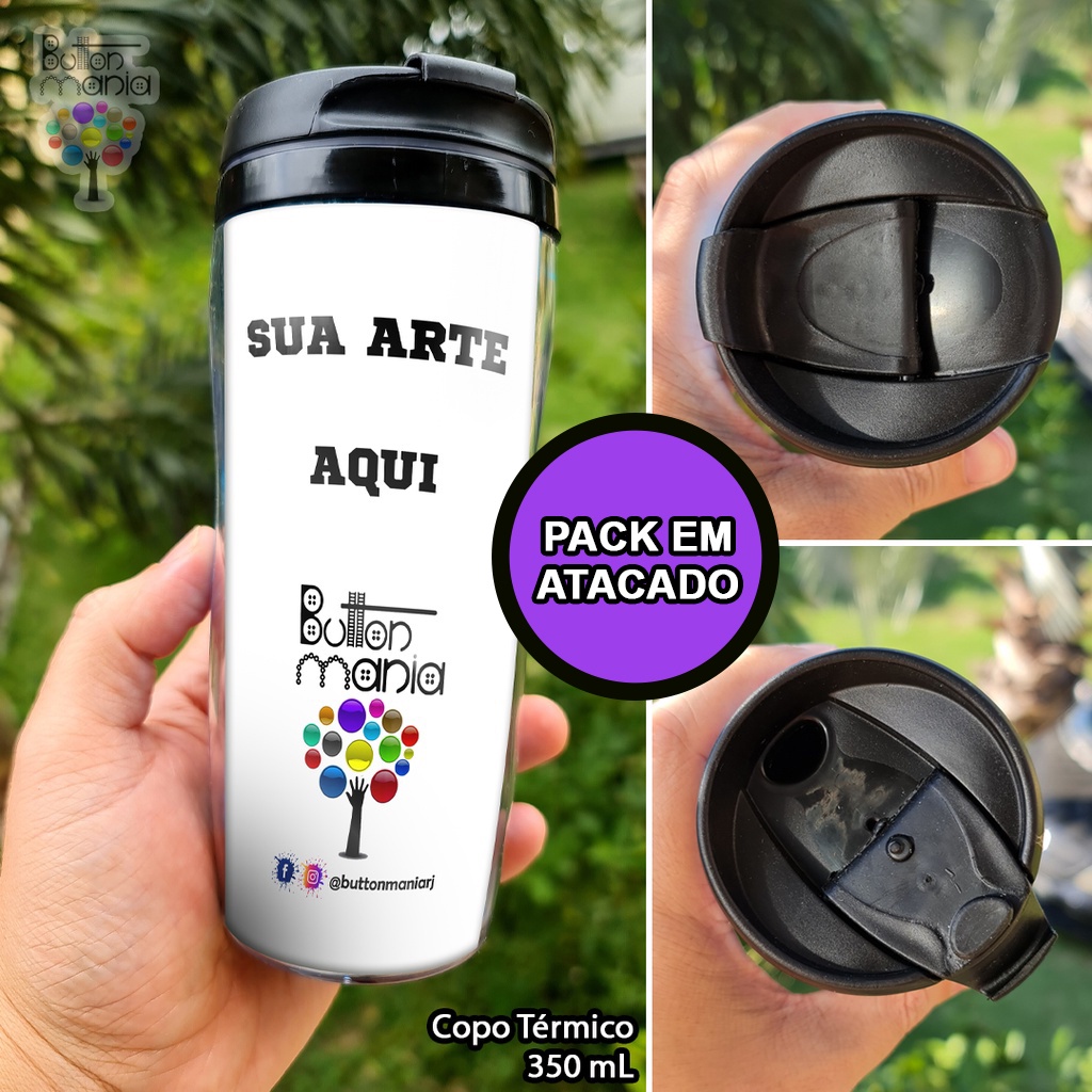 Pack Copo Térmico 350mL Personalizado EM ATACADO