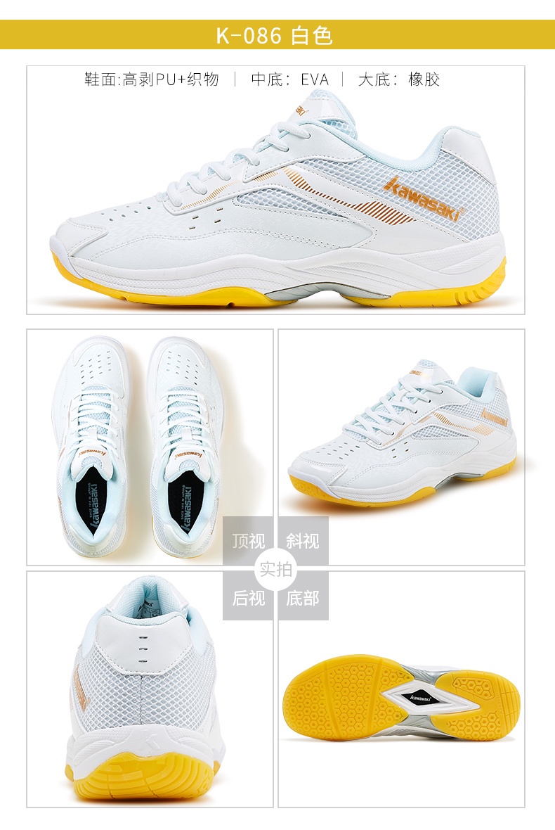 Kawasaki Pickleball Sapatos Tênis K-086 & B3324 C32011 De