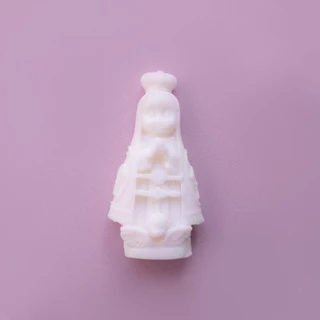 Forma de Silicone Nossa Senhora Mini Ib-1384 (Molde de Silicone para Sabonete, Vela, Biscuit, Gesso e Cimento)
