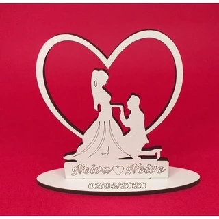 10 Centros de Mesa Casamento Noivado Encontro de Casais Personalizado Lembrança