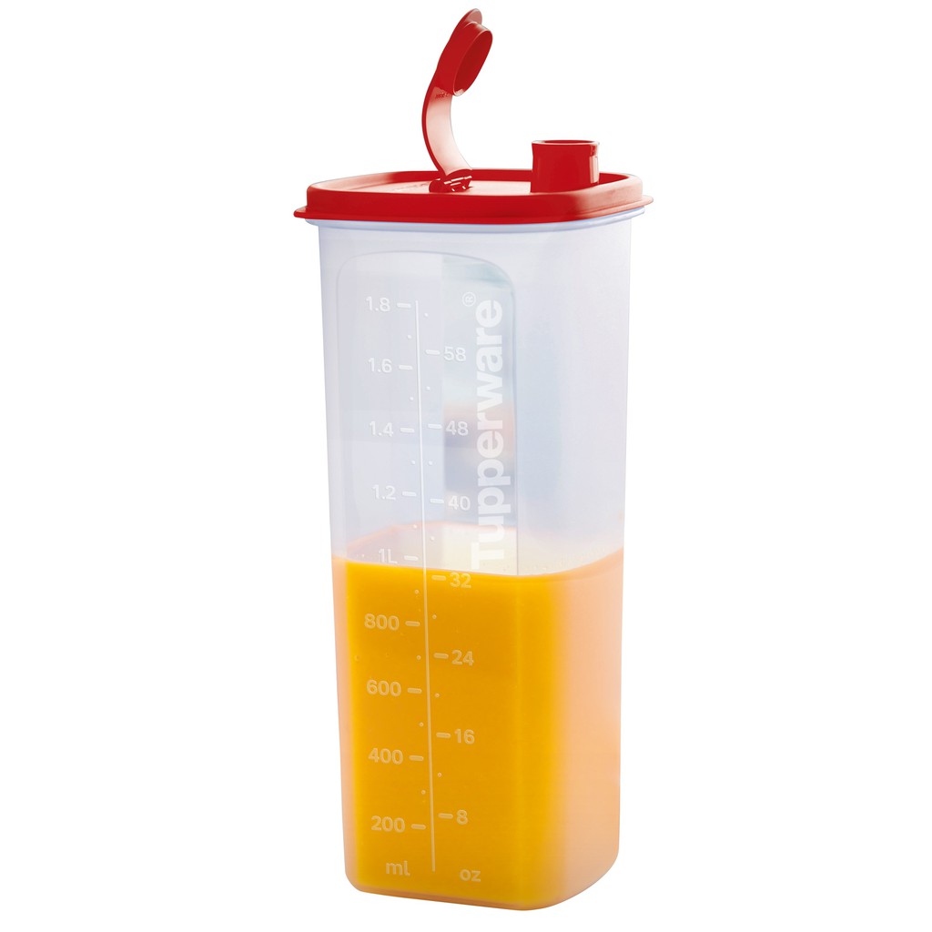 Tupperware Tupper Slim 2lt com Tampa Vermelha | Shopee Brasil
