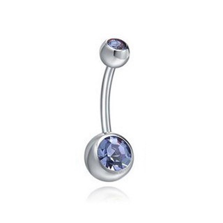 Piercing De Umbigo De Cristal / Corpo / Piercing / Umbigo / Cirurgica /  Bijuteria Para Corpo