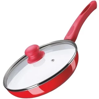 Panela Frigideira Cerâmica Profissional Grande Tampa 28 cm