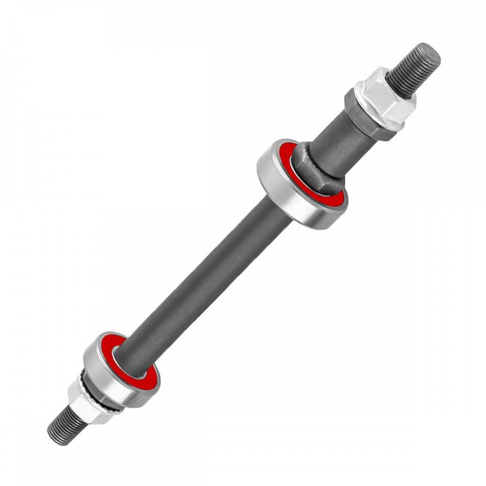 Eixo Cubo Traseiro Com Rolamento Bicicleta 200mm