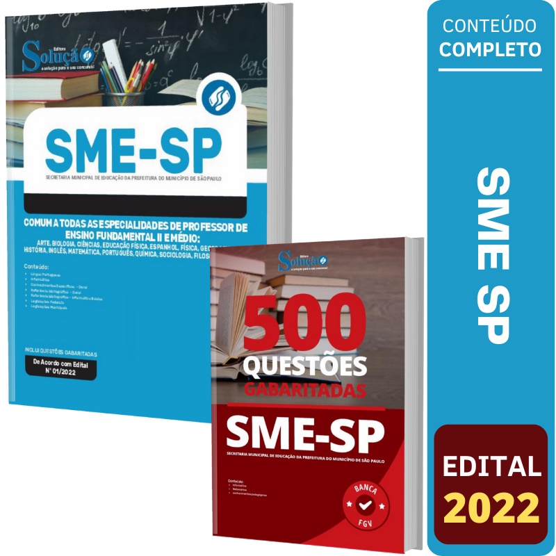 Apostila SME Sete Lagoas - MG PDF - PEB 2022