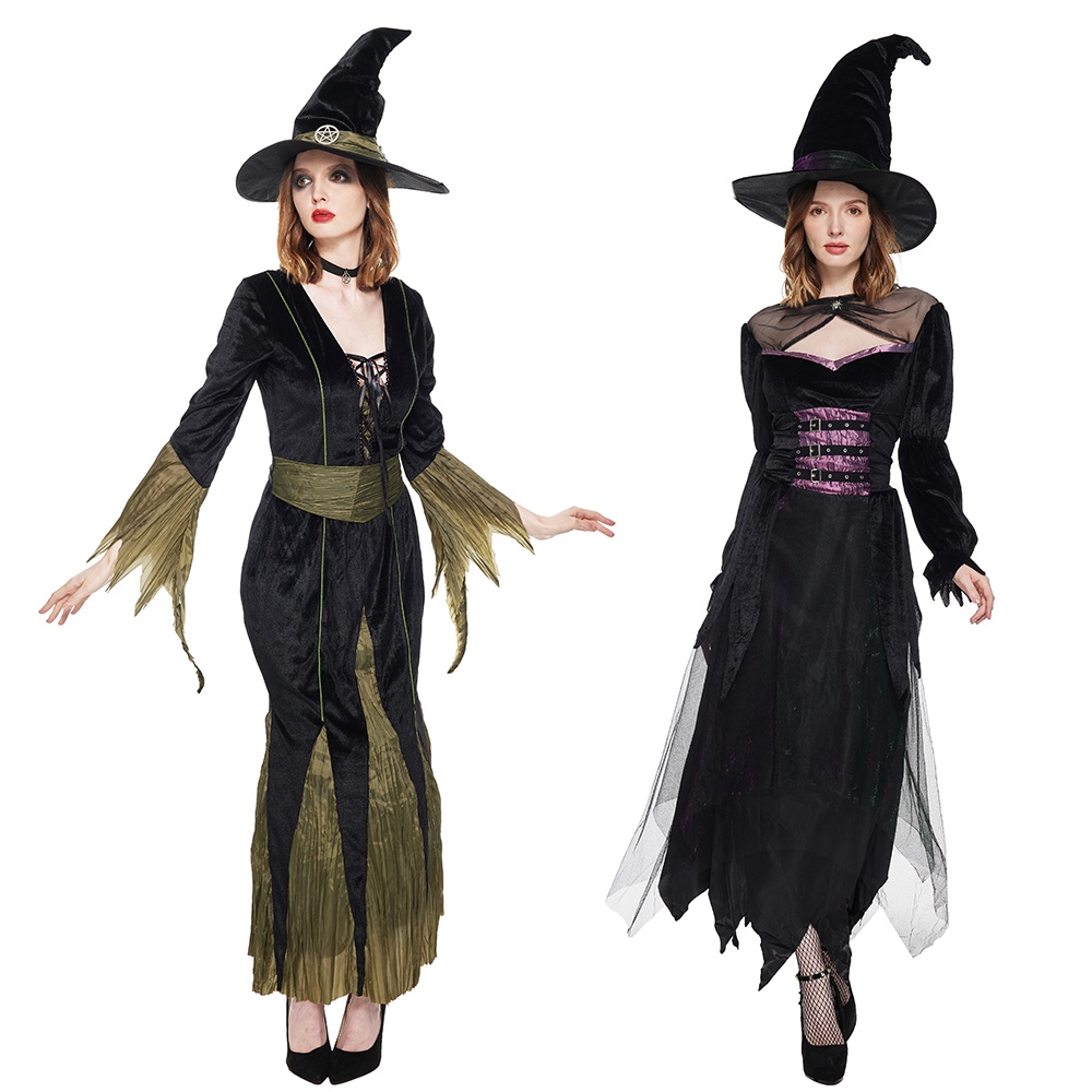 personagens femininas para o conjunto de halloween. uma bruxa