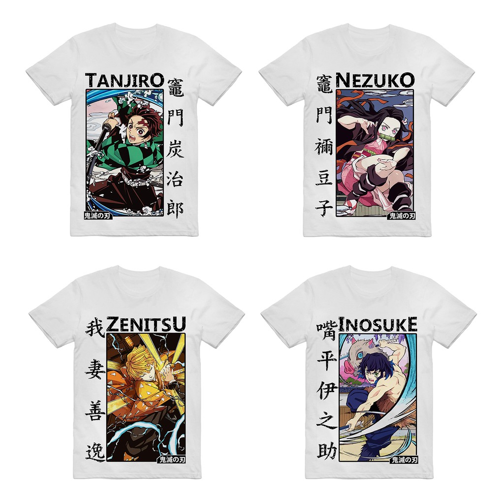 Camiseta Kimetsu no Yaiba Enmu Oni do Trem Infinito Cor:Branco;Tamanho:P