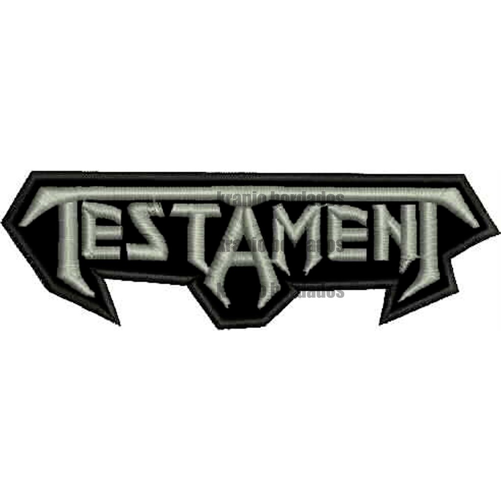 TESTAMENT METAL ROCK PATCH BORDADO ENVIO IMEDIATO | Shopee Brasil