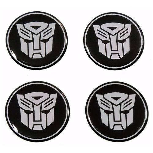 Jogo Emblema Botom Roda Calota Transformers Autobot 58mm | Shopee Brasil