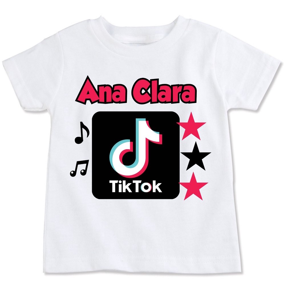 Camiseta tik tok online personalizada