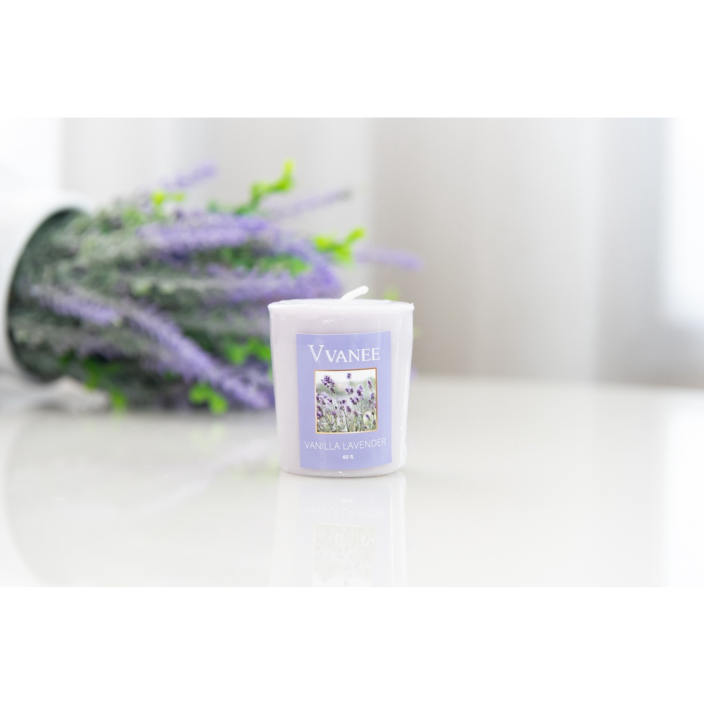 Vela Votiva Aromática Vanilla & Lavender (Vanilla Lavanda)