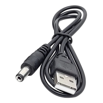 Cabo Usb Energia P/ Tablet Roteador Câmeras Pino Fino 2,5mm