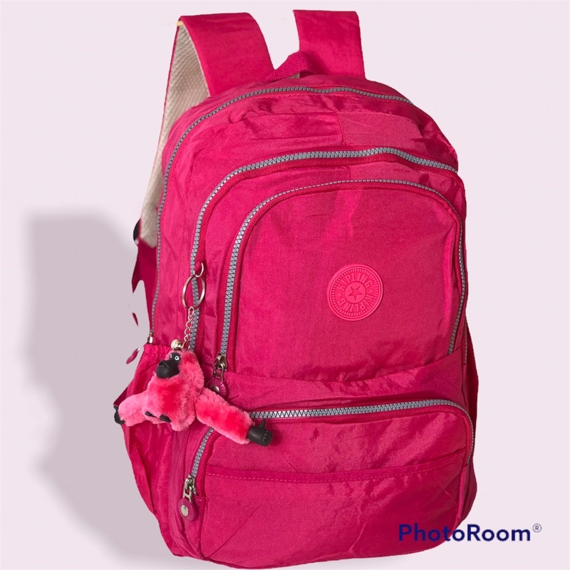 Mochila Escolar Feminina de Gatinha Pink Bolsa+Estojo - Chic