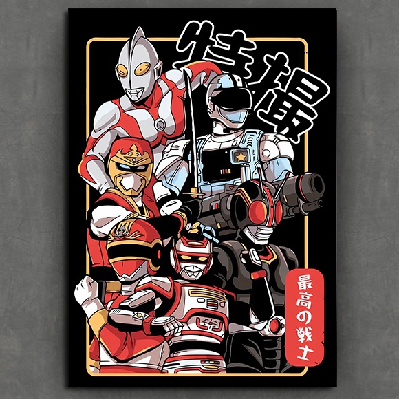 Heroes metal tokusatsu, Metal Heroes, Jaspion, Jiraya, Jiban, Kamen ...