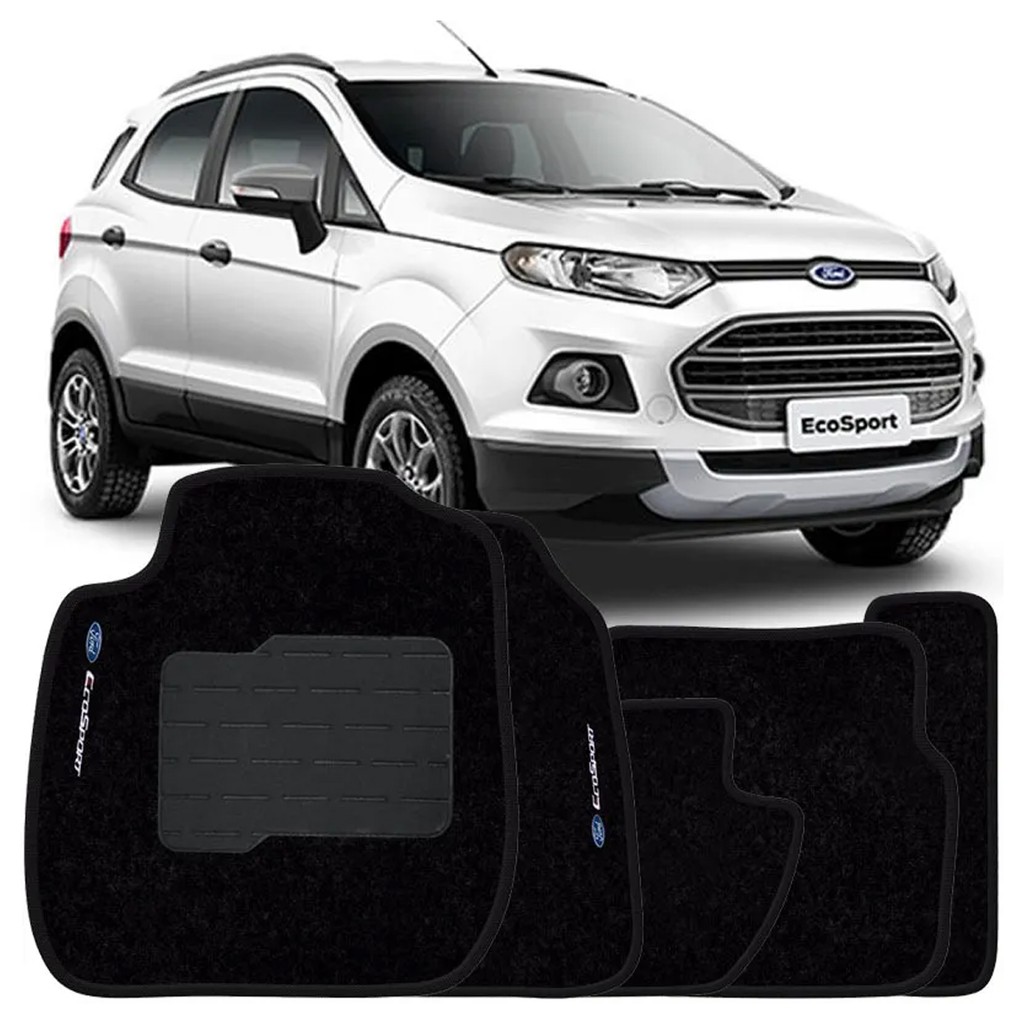 Jogo Tapete Carpete Nova Ecosport 2013 2014 2015 2016 2017 2018 2019 ...
