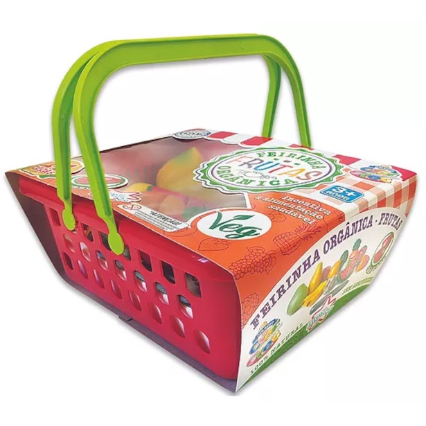 Kit mercadinho comidinhas de brinquedo infantil Cozinha Frutas legumes  Mantimentos c/ Frigideira em Promoção na Americanas