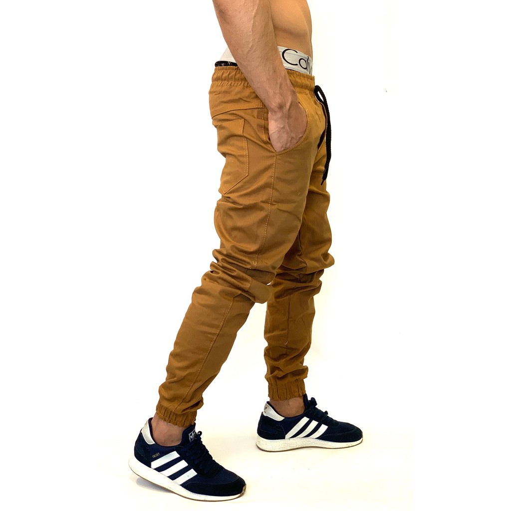 Calça jogger hot sale caramelo