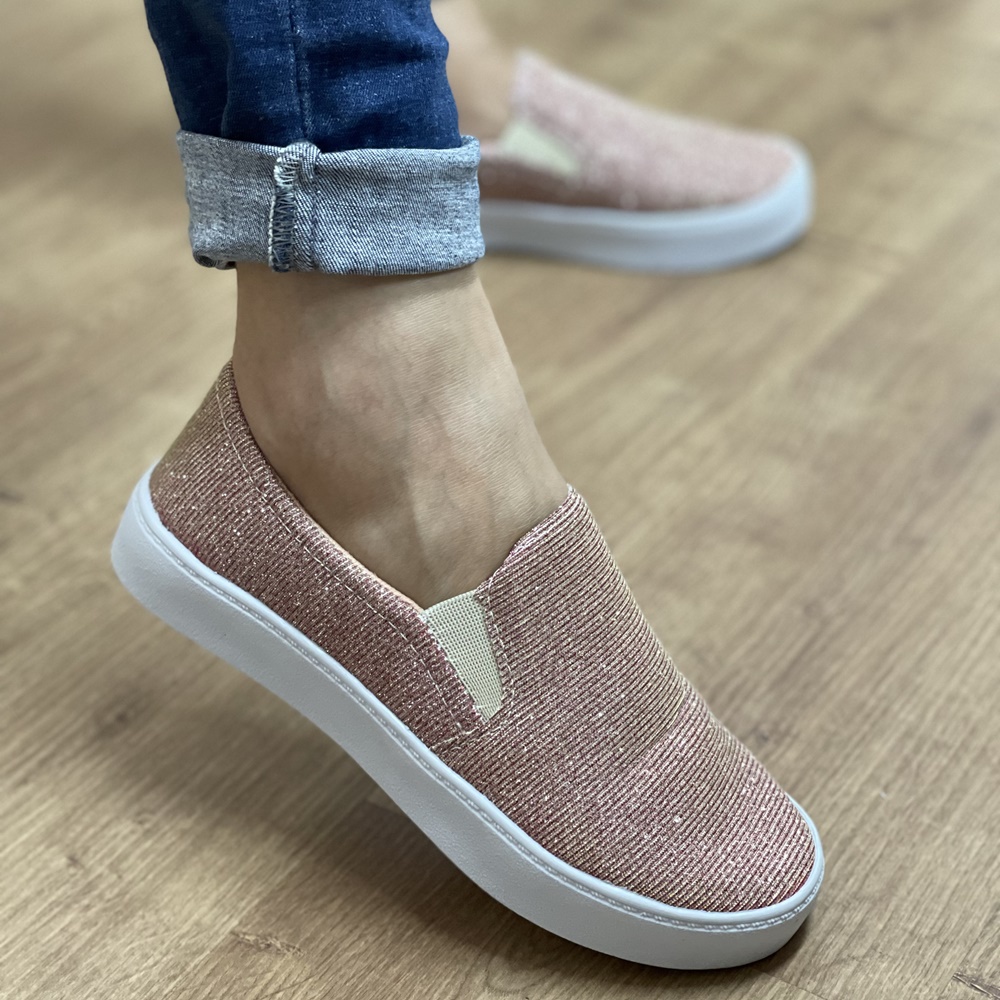 Slip on sale brilho