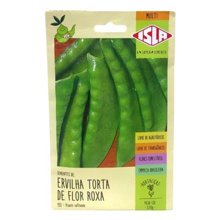 Sementes De Ervilha Torta De Flor Roxa 100% Natural - Isla