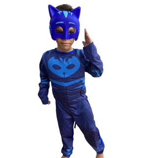 Fantasia infantil Cat Noir longa