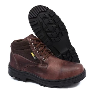 Coturno Bota Segurança MRC em Couro para Trabalho com CA
