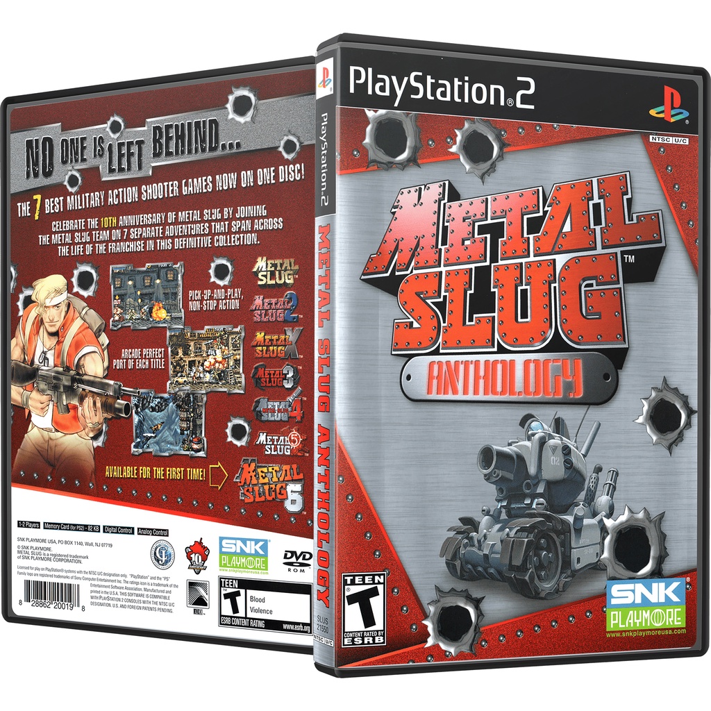 Metal Slug Antology (Clássico Ps2) Coleção 7 em 1 Midia Digital Ps3 - WR  Games Os melhores jogos estão aqui!!!!