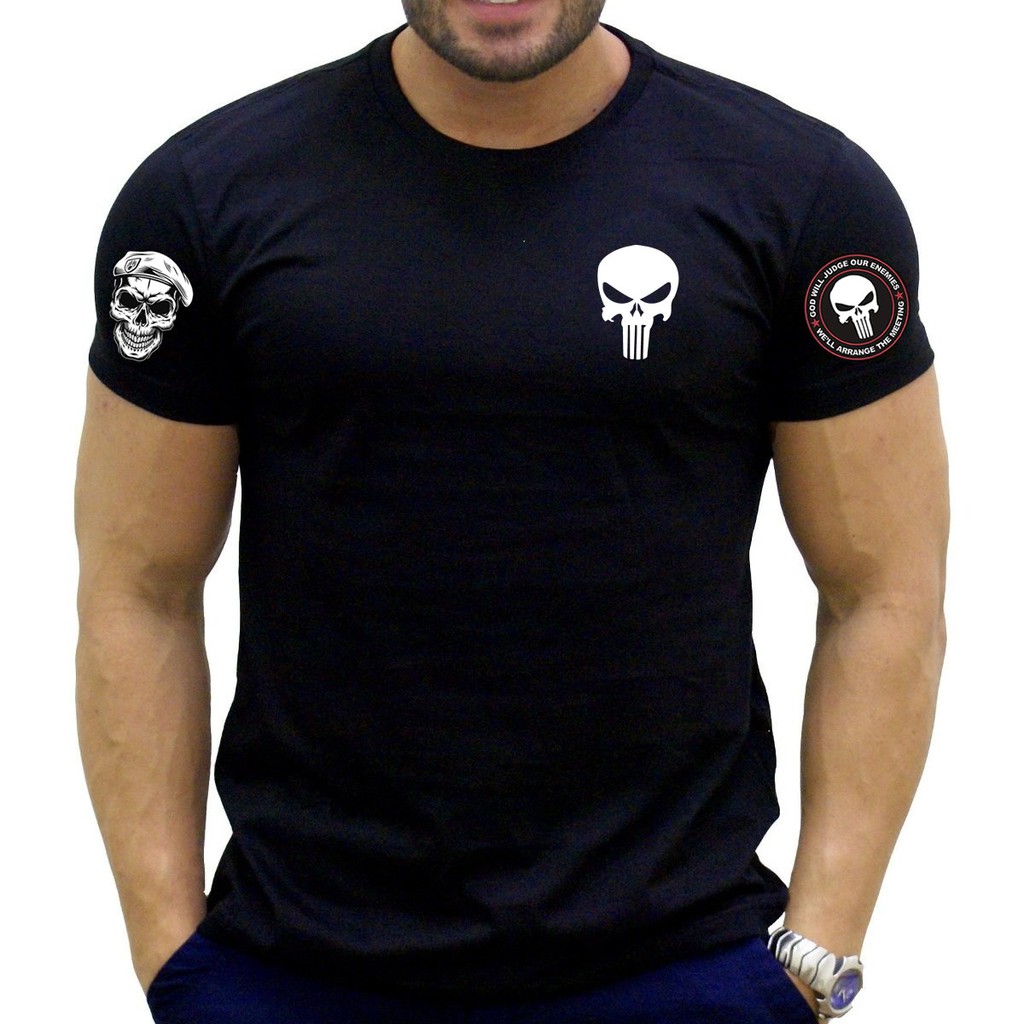 Camiseta P/ Treino Academia 100% Algodão Musculação SEGURANÇA