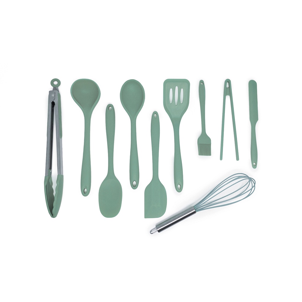 Kit De Utensílios De Cozinha 10 Peças Oikos Shopee Brasil 4481